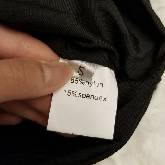 Ruched one shoulder crop tank top - Picture 5 of 5